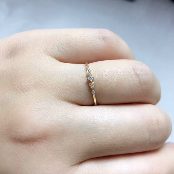 CZ Stacking Rings - Picture 2 of 7